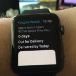 Deliveries app informs you when stuff's likely to arrive. The white blob will be a map when it renders.