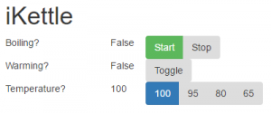 A noddy web interface. Yesterday.